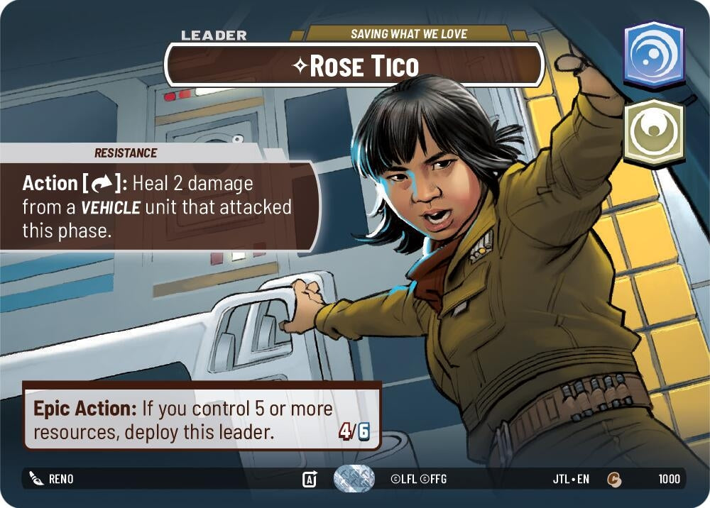 Image for Rose Tico - Saving What We Love (Showcase) - Star Wars: Unlimited