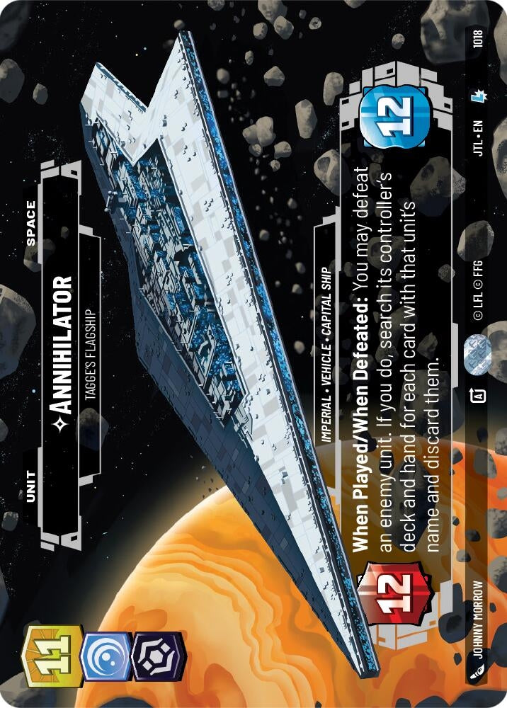 Image for Annihilator - Tagge's Flagship (Prestige) - Star Wars: Unlimited
