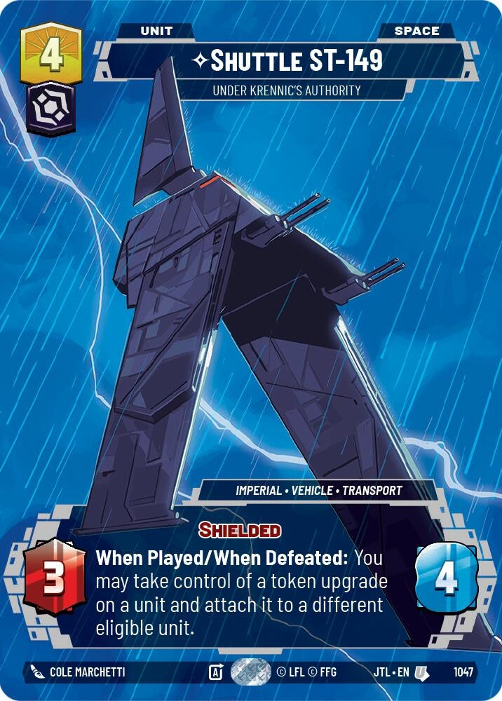 Image for Shuttle ST-149 - Under Krennic's Authority (Prestige) - Star Wars: Unlimited