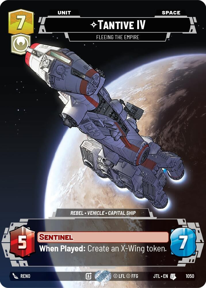 Image for Tantive IV - Fleeing the Empire (Prestige) - Star Wars: Unlimited