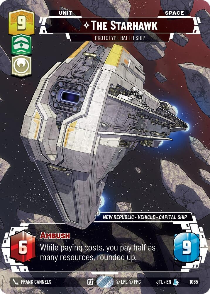 Image for The Starhawk - Prototype Battleship (Prestige Foil) - Star Wars: Unlimited