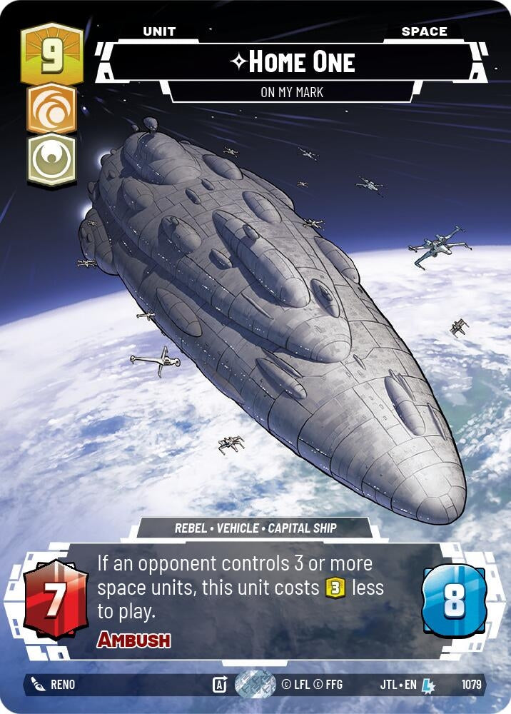 Image for Home One - On My Mark (Prestige Foil) - Star Wars: Unlimited