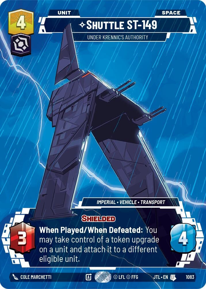 Image for Shuttle ST-149 - Under Krennic's Authority (Prestige Foil) - Star Wars: Unlimited