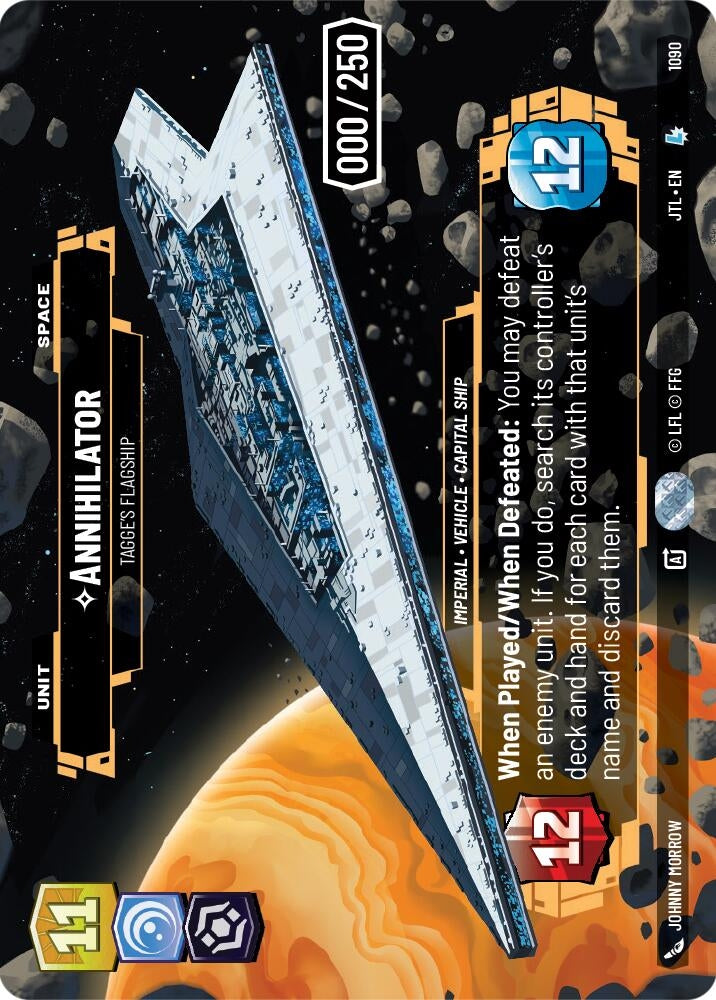 Image for Annihilator - Tagge's Flagship (Serialized) - Star Wars: Unlimited