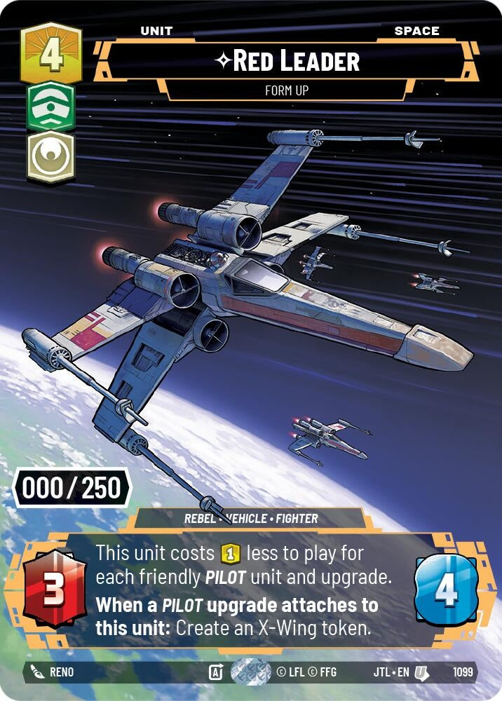 Image for Red Leader - Form Up (Serialized) - Star Wars: Unlimited