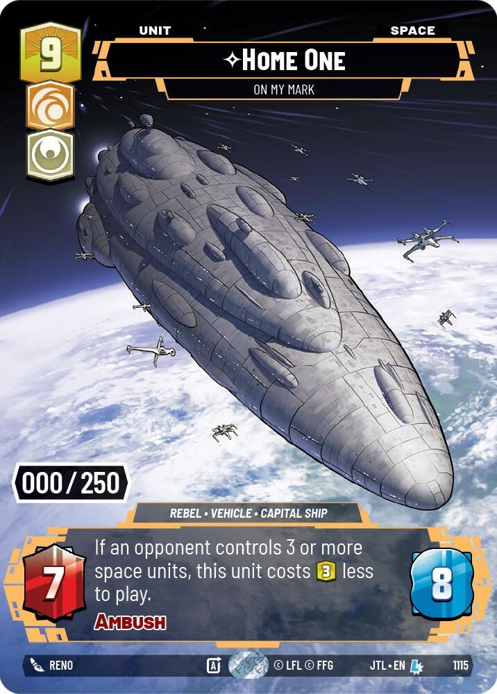 Image for Home One - On My Mark (Serialized) - Star Wars: Unlimited