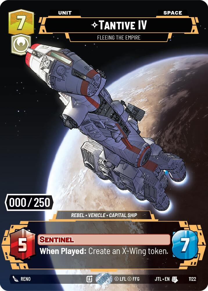 Image for Tantive IV - Fleeing the Empire (Serialized) - Star Wars: Unlimited