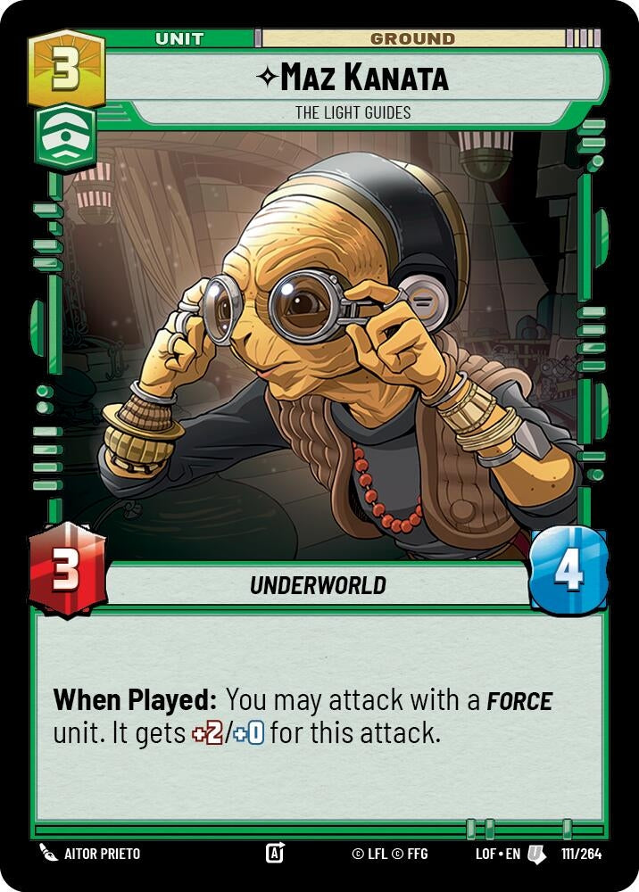Image for Maz Kanata - The Light Guides - Star Wars: Unlimited
