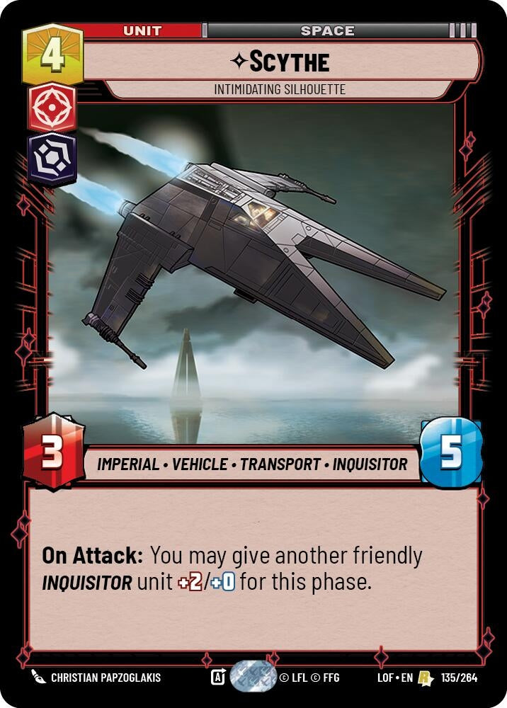 Image for Scythe - Intimidating Silhouette - Star Wars: Unlimited