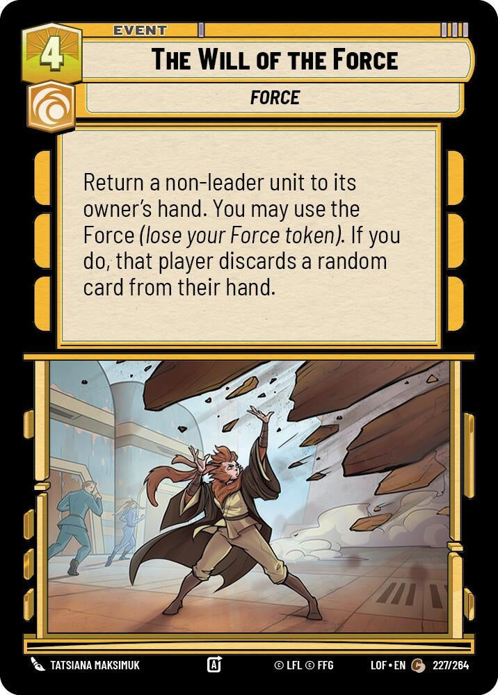 Image for The Will of the Force - Star Wars: Unlimited