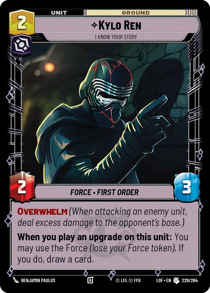 Image for Kylo Ren - I Know Your Story - Star Wars: Unlimited