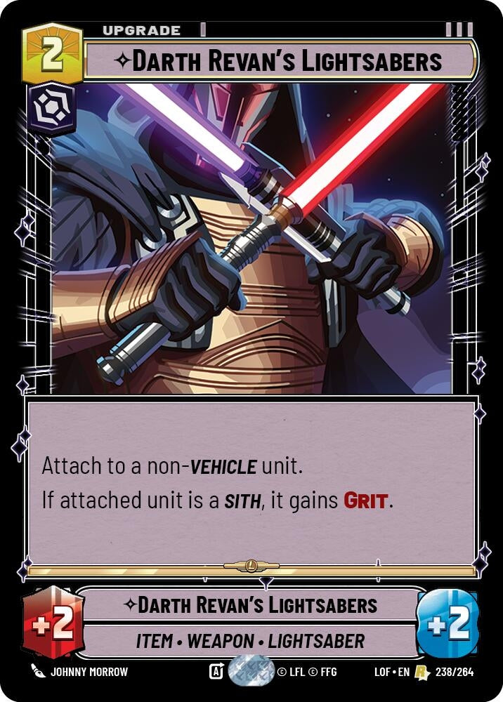 Image for Darth Revan's Lightsabers - Star Wars: Unlimited