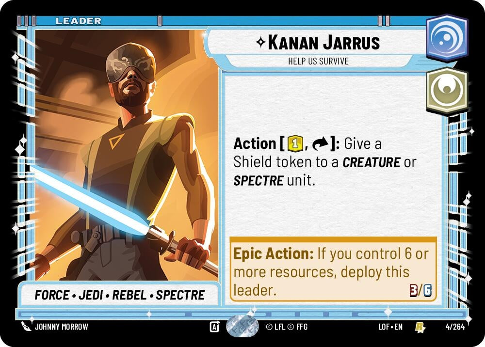 Image for Kanan Jarrus - Help Us Survive - Star Wars: Unlimited