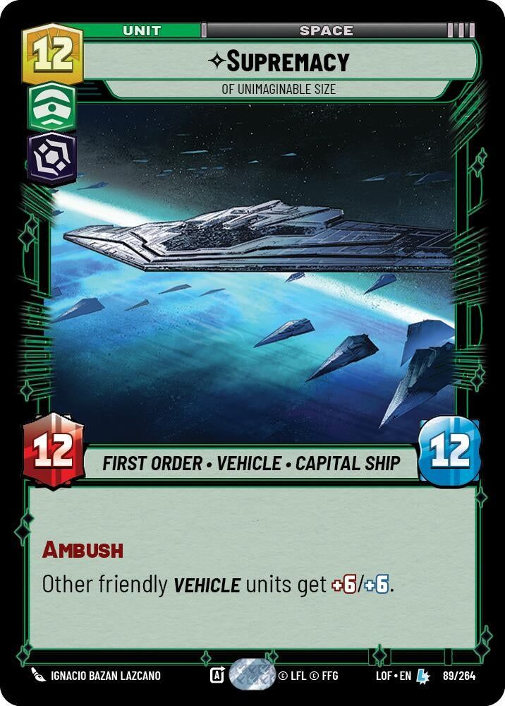 Image for Supremacy - Of Unimaginable Size - Star Wars: Unlimited