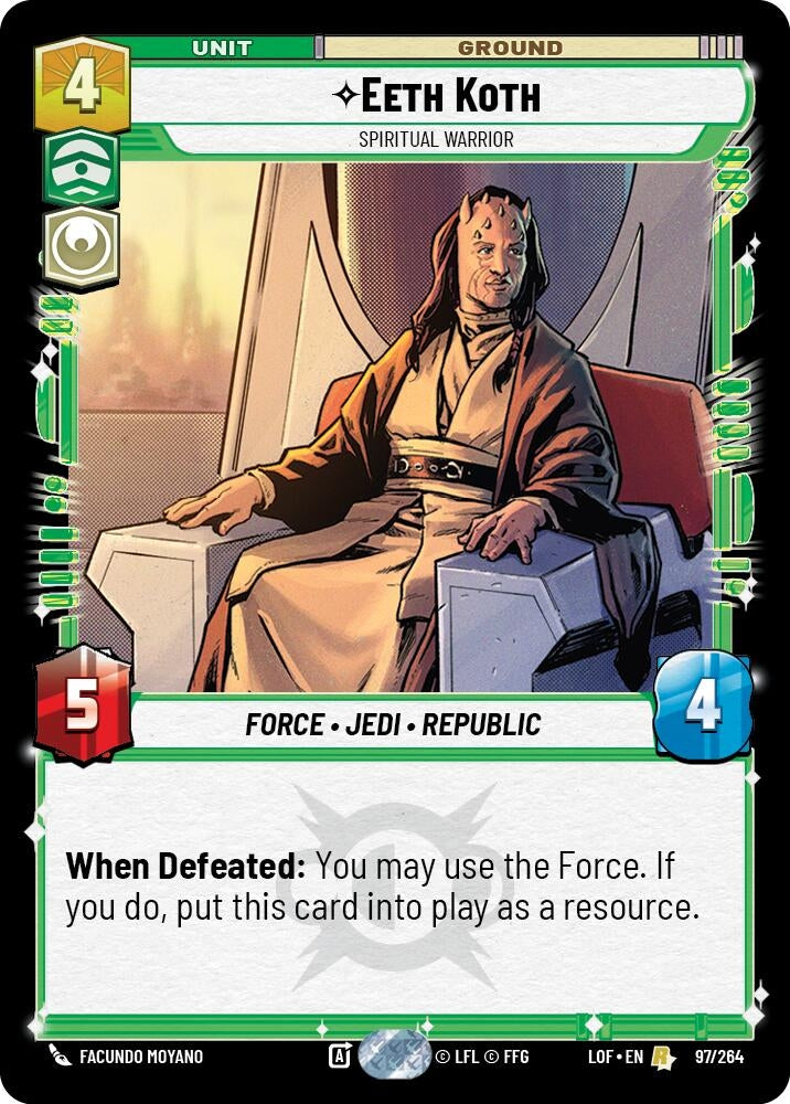 Image for Eeth Koth - Spiritual Warrior - Star Wars: Unlimited