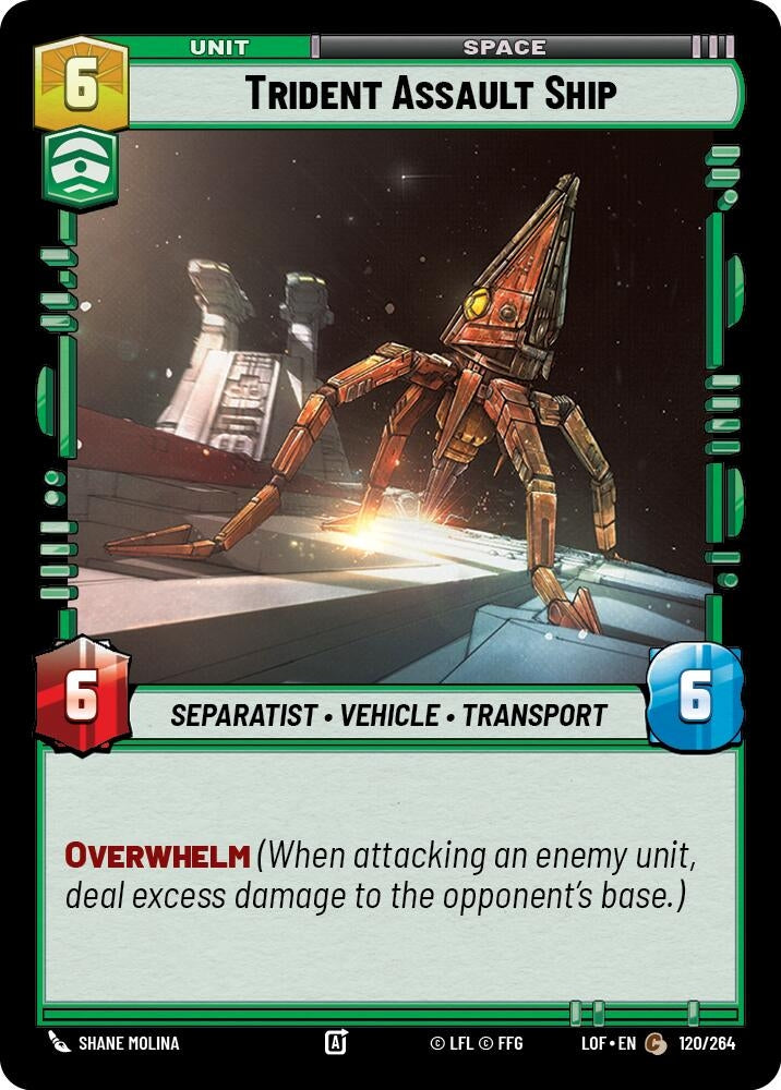 Image for Trident Assault Ship - Star Wars: Unlimited