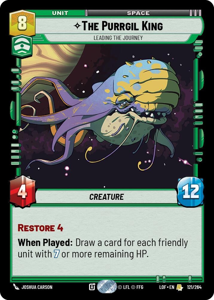Image for The Purrgil King - Leading The Journey - Star Wars: Unlimited