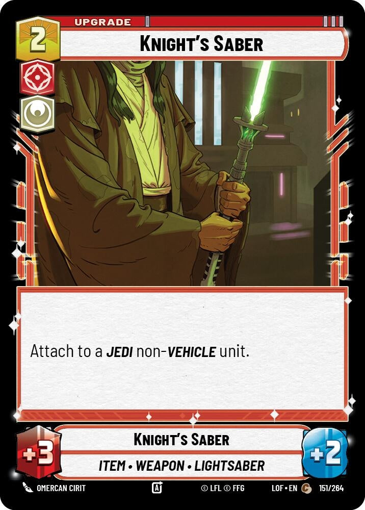 Image for Knight's Saber - Star Wars: Unlimited
