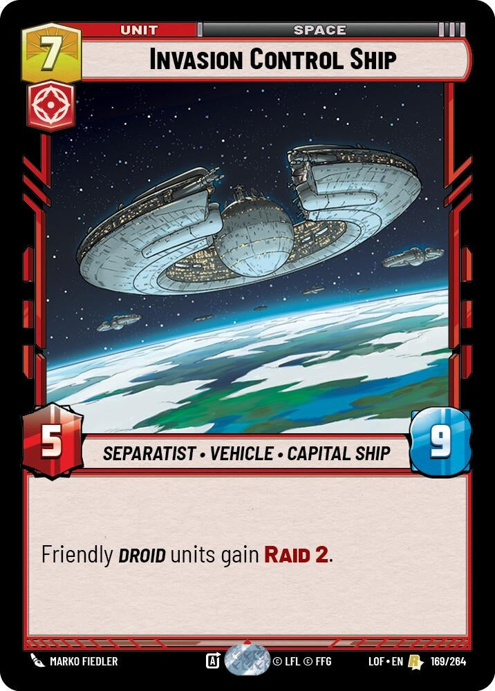 Image for Invasion Control Ship - Star Wars: Unlimited
