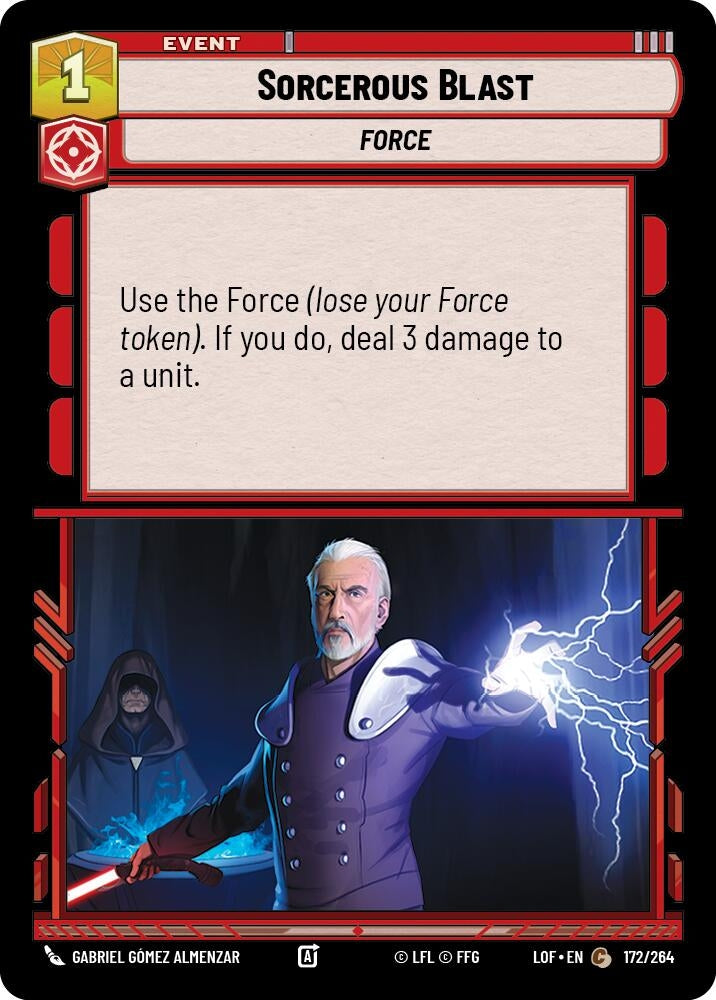 Image for Sorcerous Blast - Star Wars: Unlimited