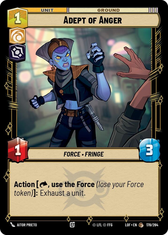 Image for Adept of Anger - Star Wars: Unlimited