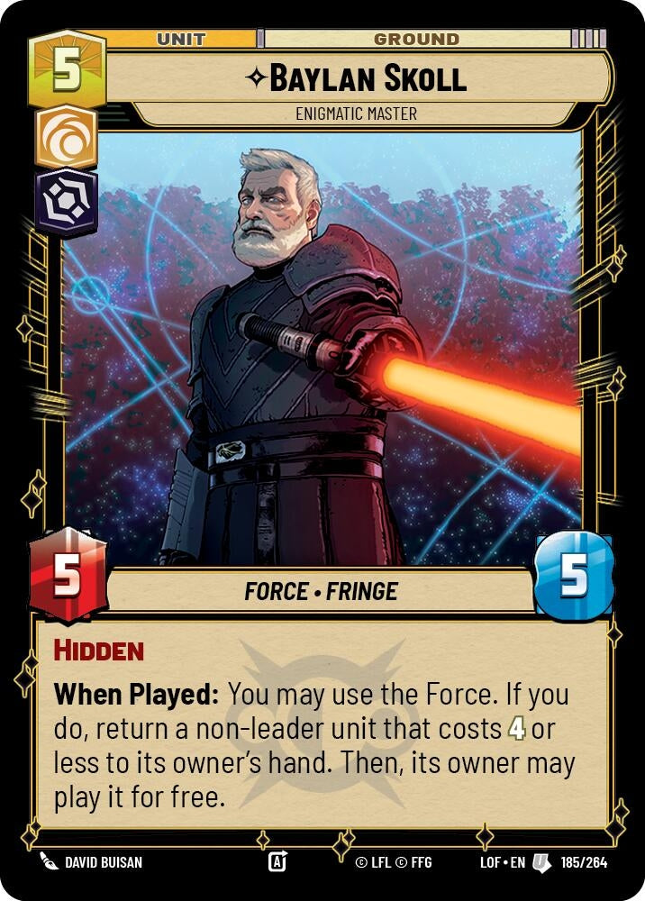 Image for Baylan Skoll - Enigmatic Master - Star Wars: Unlimited
