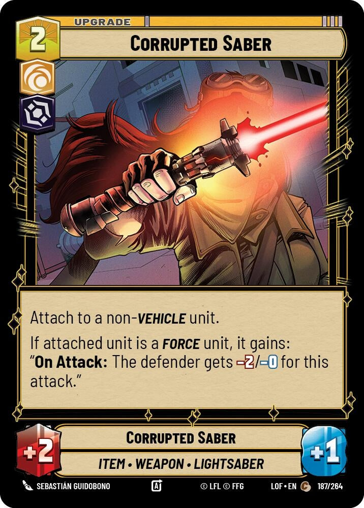 Image for Corrupted Saber - Star Wars: Unlimited