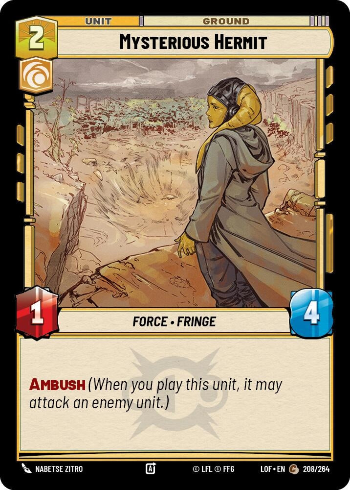Image for Mysterious Hermit - Star Wars: Unlimited