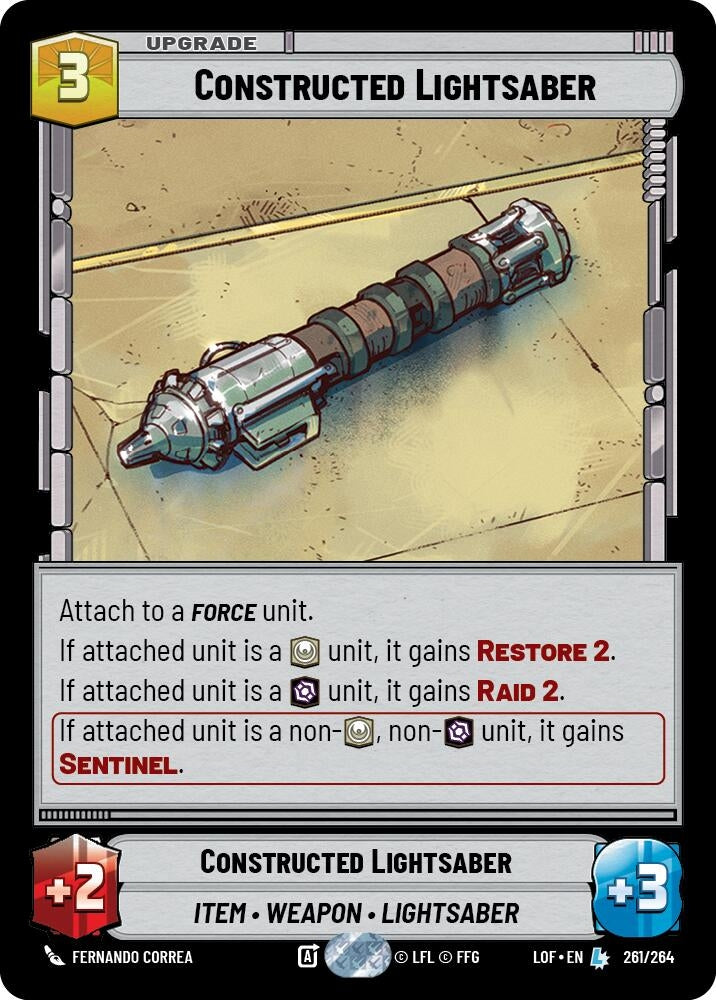 Image for Constructed Lightsaber - Star Wars: Unlimited