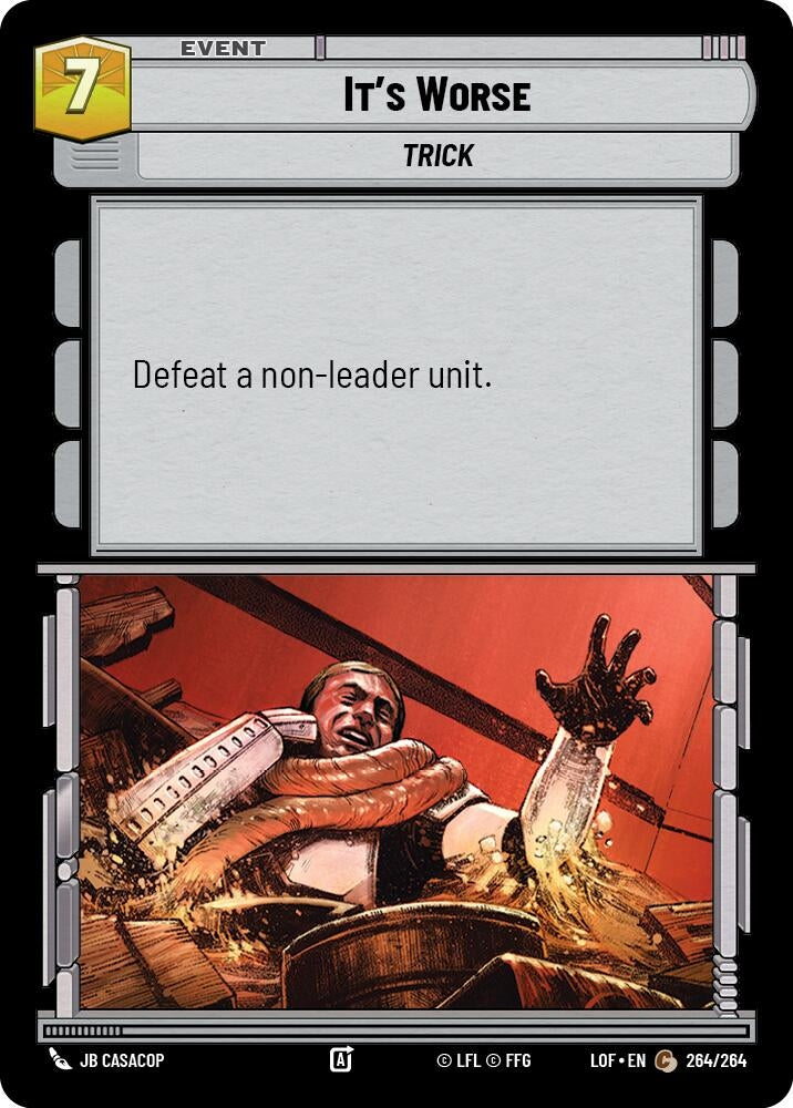 Image for It's Worse - Star Wars: Unlimited