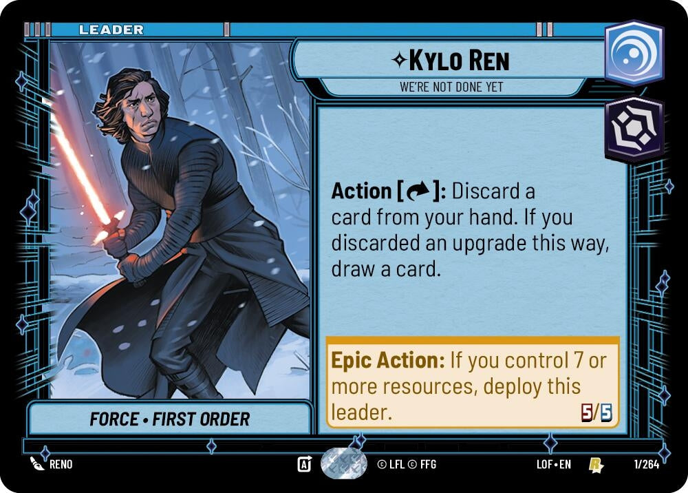 Image for Kylo Ren - We're Not Done Yet - Star Wars: Unlimited