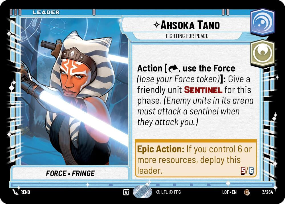 Image for Ahsoka Tano - Fighting For Peace - Star Wars: Unlimited
