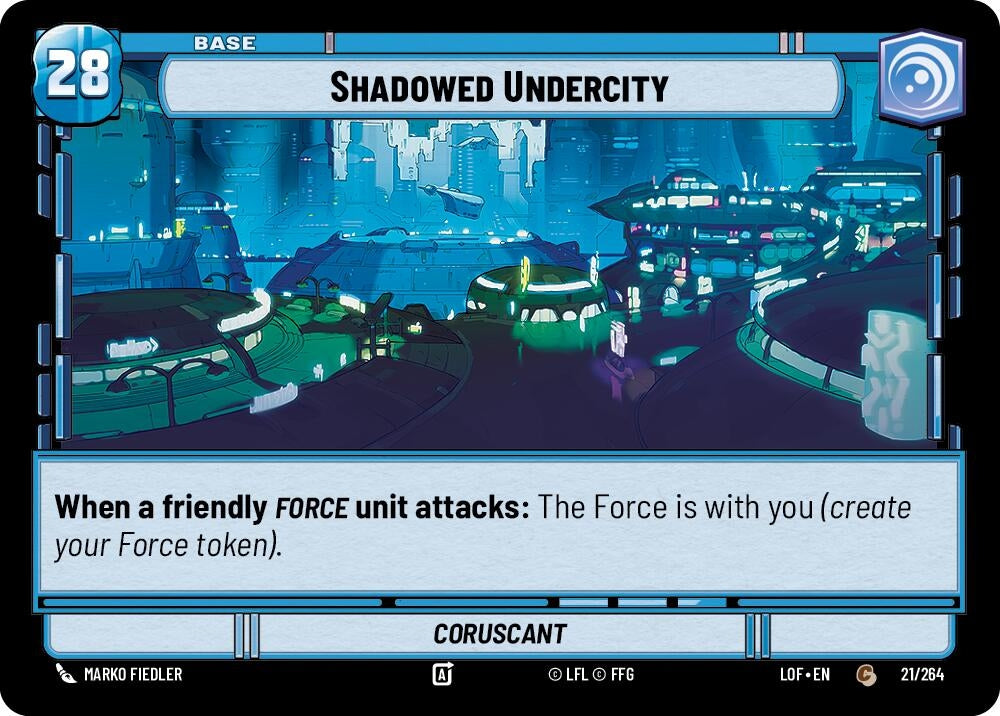 Image for Shadowed Undercity // Shield - Star Wars: Unlimited