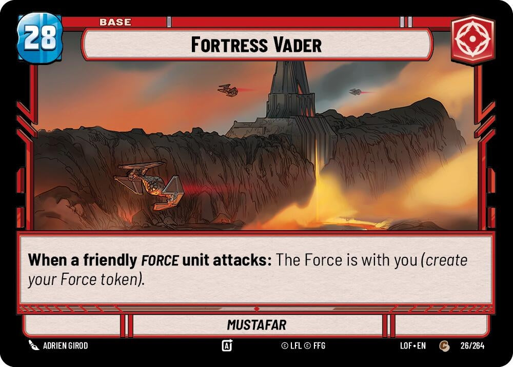 Image for Fortress Vader // Force - Star Wars: Unlimited
