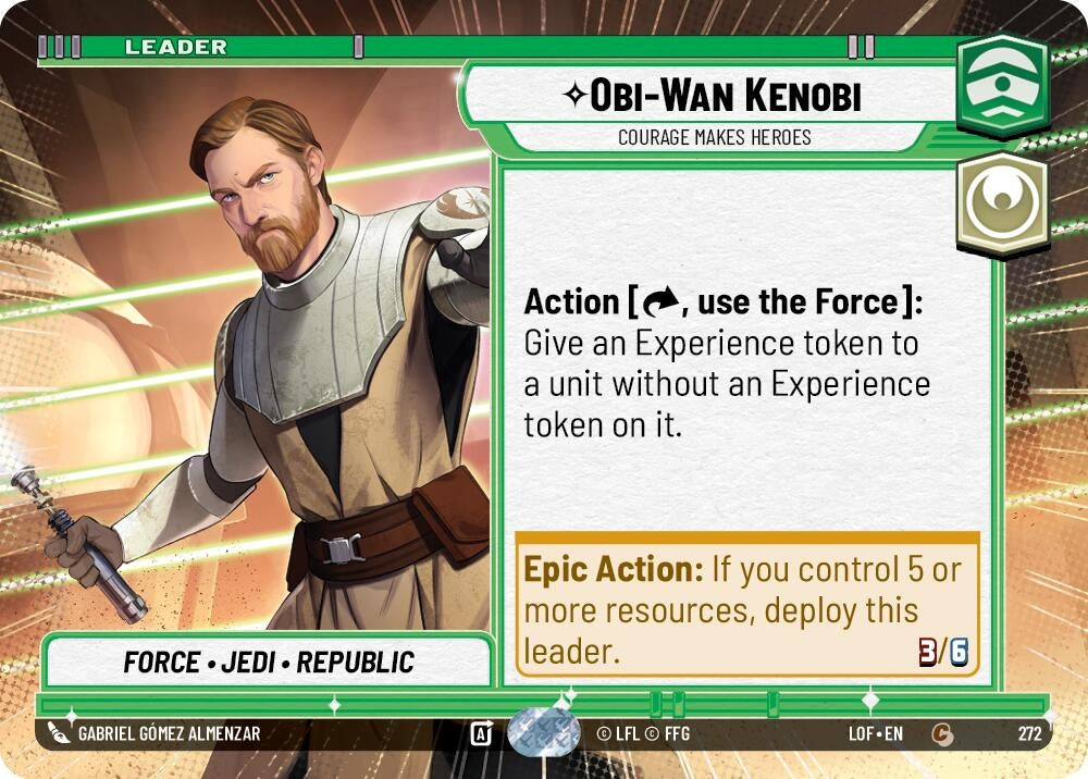 Image for Obi-Wan Kenobi - Courage Makes Heroes (Hyperspace) - Star Wars: Unlimited