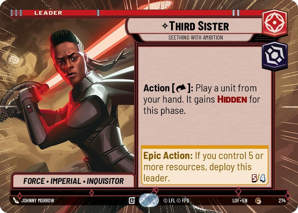 Image for Third Sister - Seething With Ambition (Hyperspace) - Star Wars: Unlimited