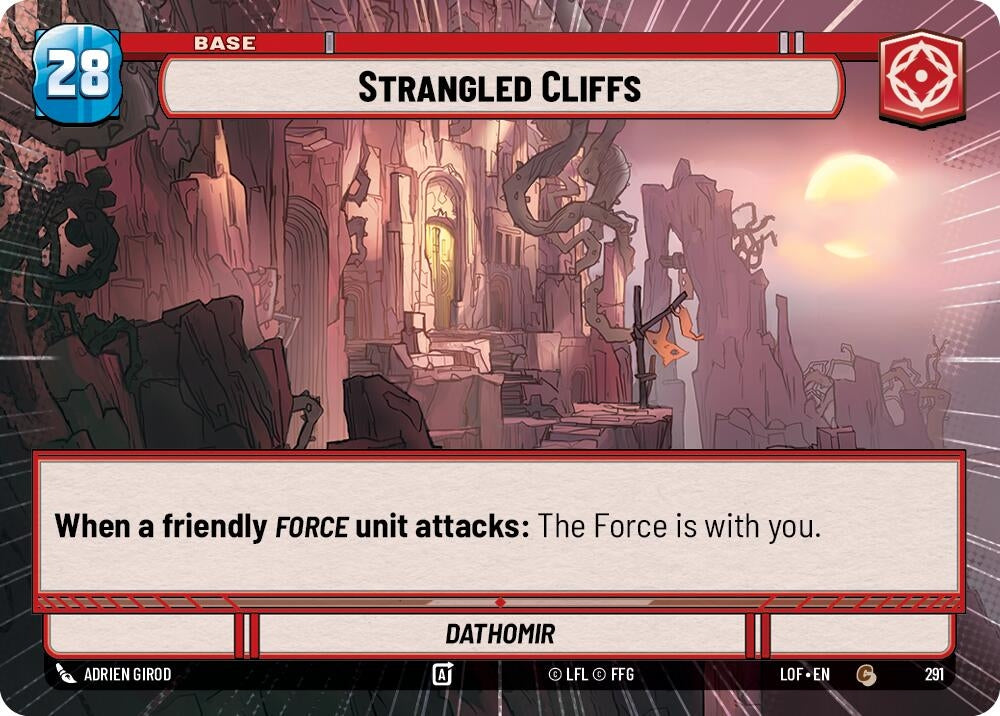 Image for Strangled Cliffs // Shield (Hyperspace) - Star Wars: Unlimited