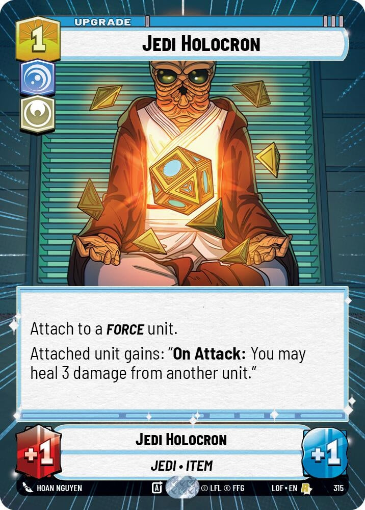 Image for Jedi Holocron (Hyperspace) - Star Wars: Unlimited