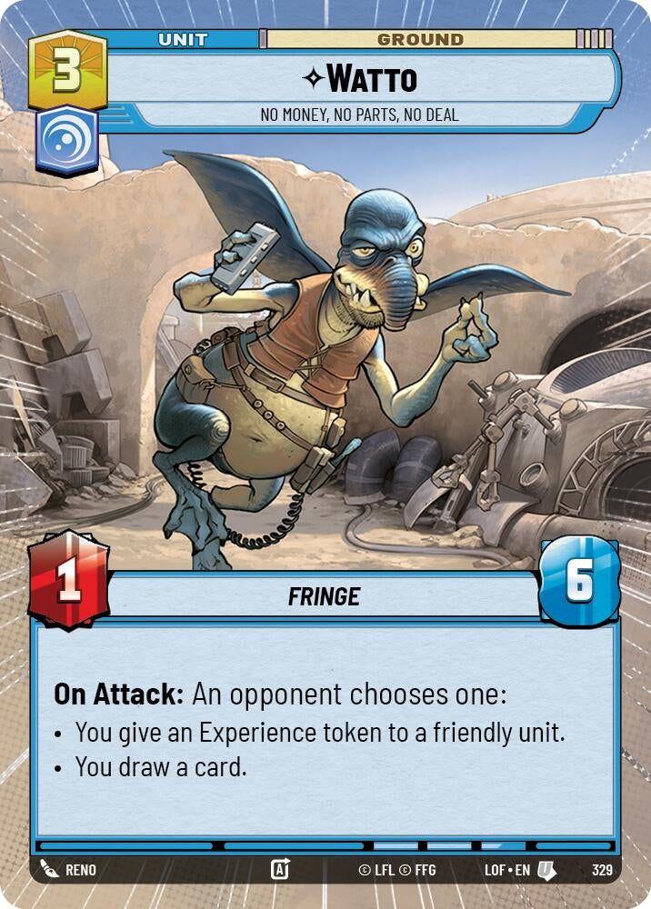 Image for Watto - No Money, No Parts, No Deal (Hyperspace) - Star Wars: Unlimited