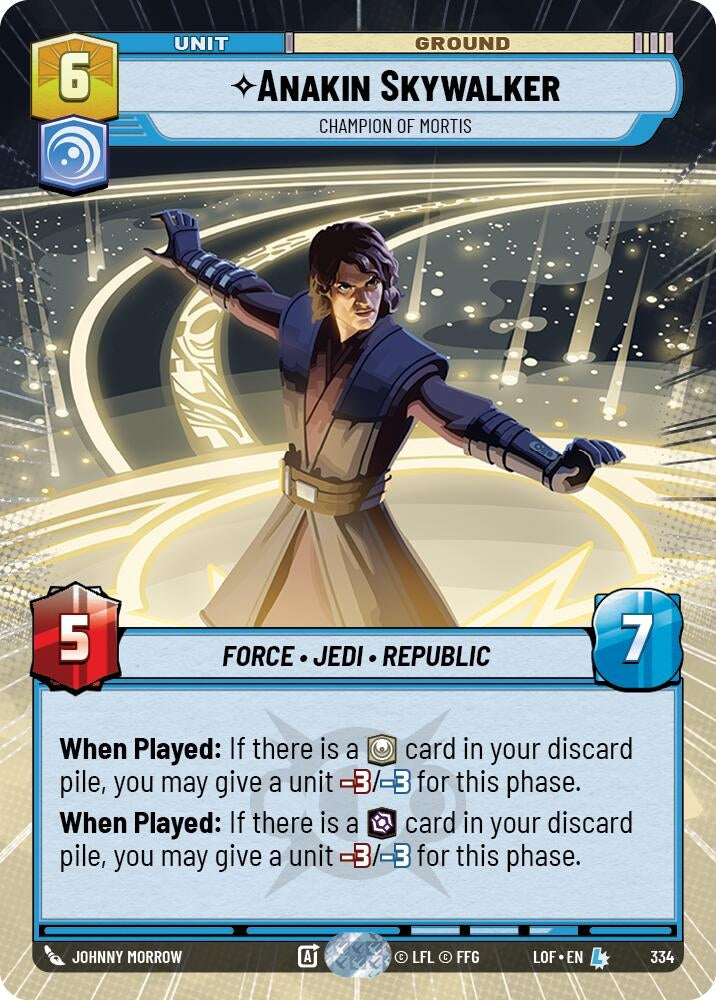 Image for Anakin Skywalker - Champion of Mortis (Hyperspace) - Star Wars: Unlimited