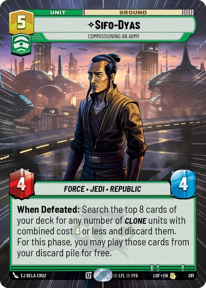 Image for Sifo-Dyas - Commissioning An Army (Hyperspace) - Star Wars: Unlimited