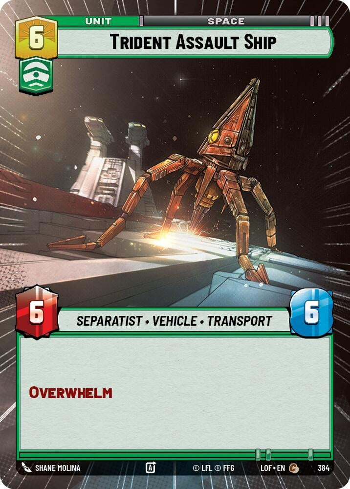 Image for Trident Assault Ship (Hyperspace) - Star Wars: Unlimited