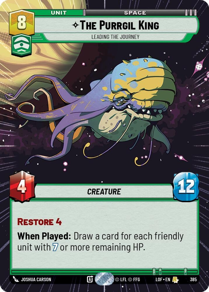 Image for The Purrgil King - Leading The Journey (Hyperspace) - Star Wars: Unlimited