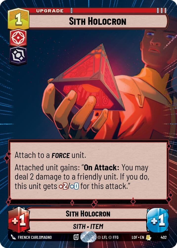 Image for Sith Holocron (Hyperspace) - Star Wars: Unlimited
