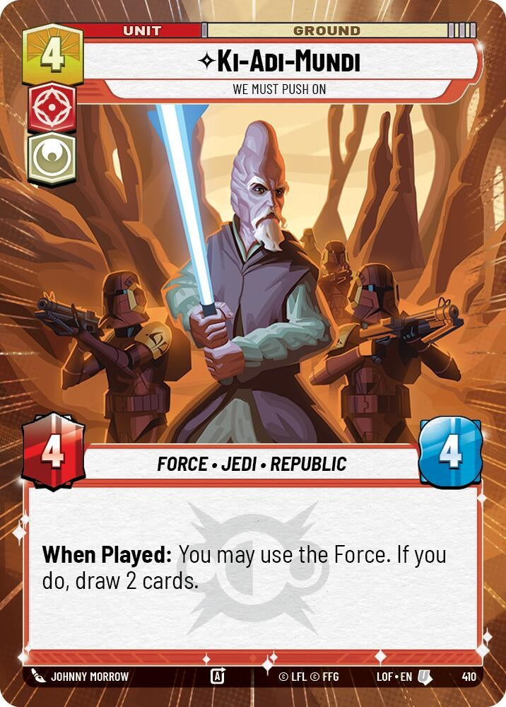 Image for Ki-Adi-Mundi - We Must Push On (Hyperspace) - Star Wars: Unlimited