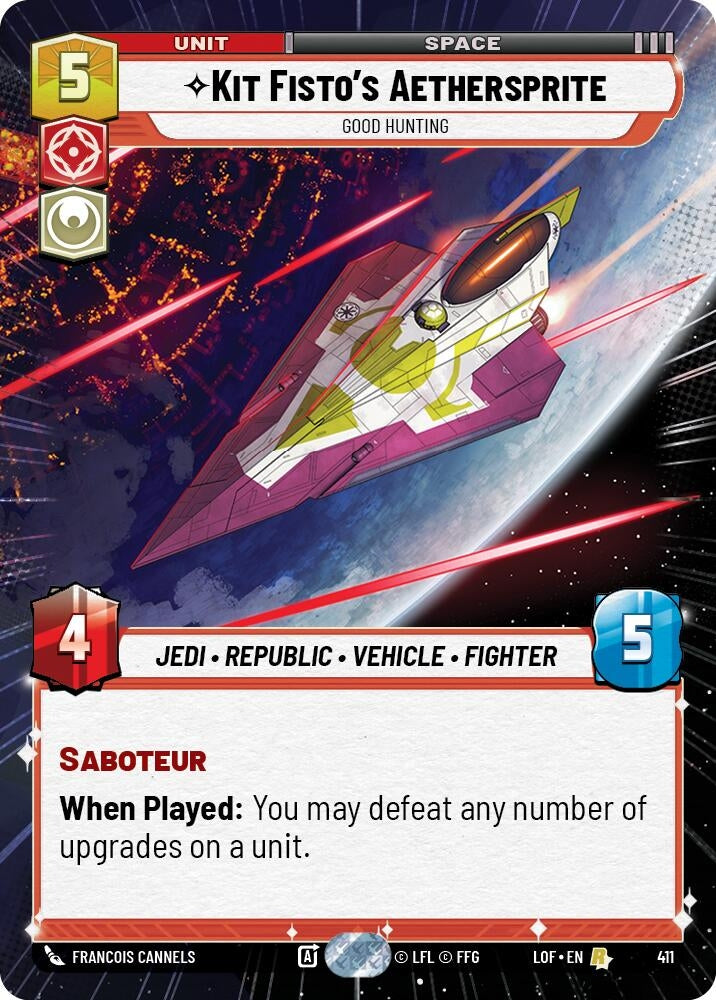 Image for Kit Fisto's Aethersprite - Good Hunting (Hyperspace) - Star Wars: Unlimited