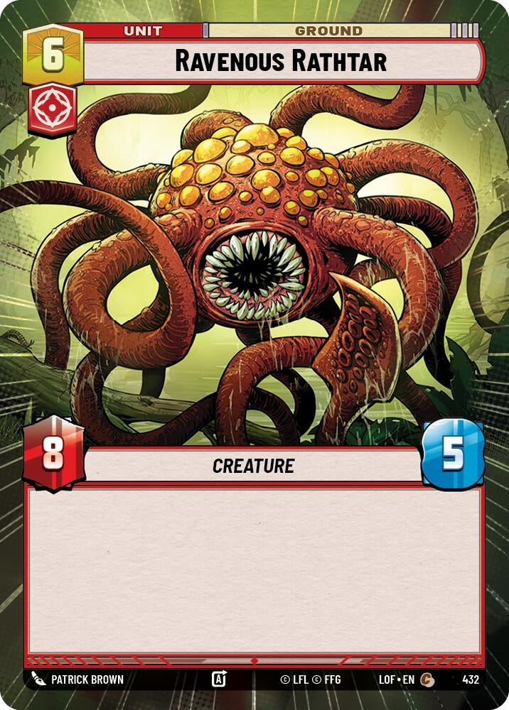 Image for Ravenous Rathtar (Hyperspace) - Star Wars: Unlimited