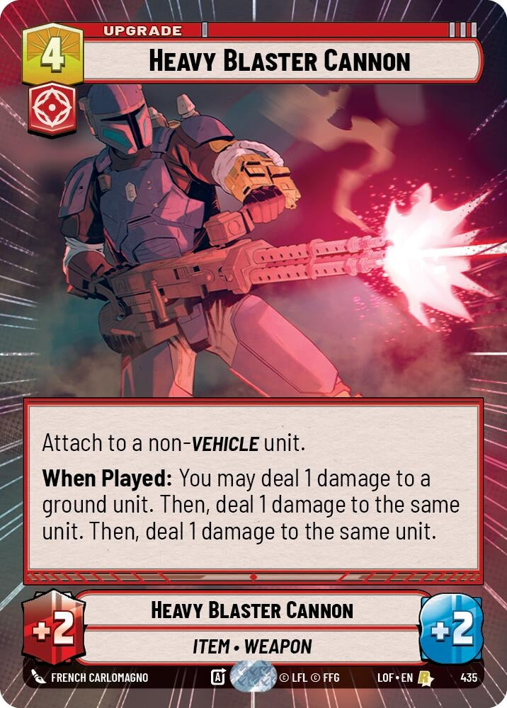 Image for Heavy Blaster Cannon (Hyperspace) - Star Wars: Unlimited