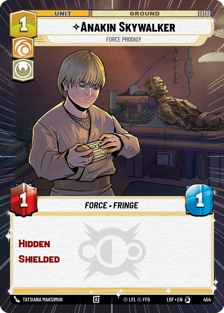 Image for Anakin Skywalker - Force Prodigy (Hyperspace) - Star Wars: Unlimited
