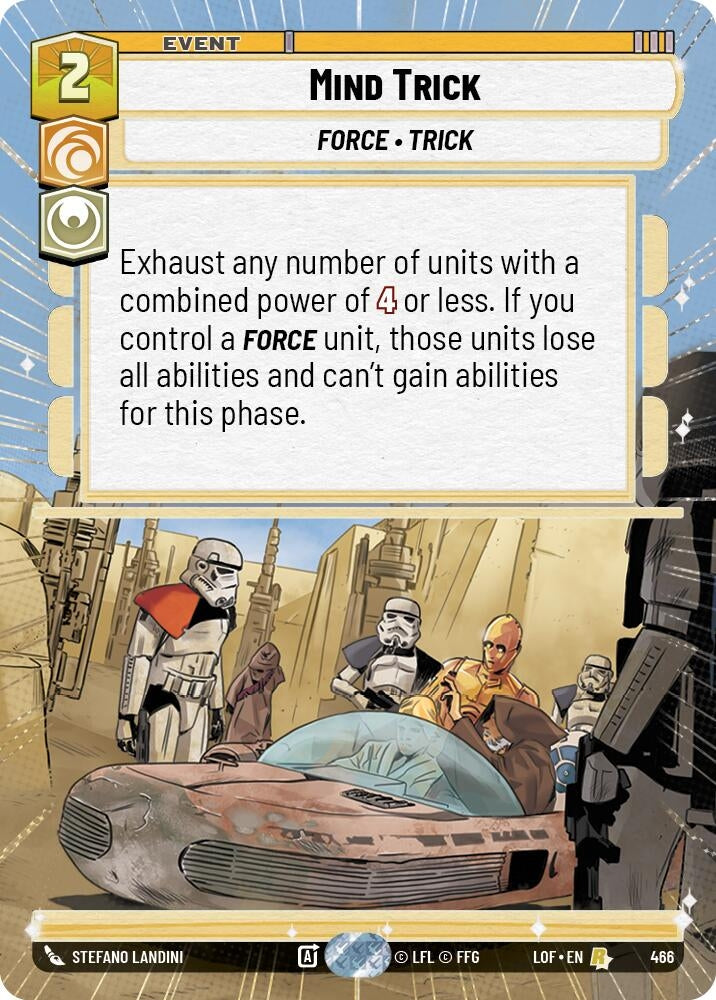 Image for Mind Trick (Hyperspace) - Star Wars: Unlimited